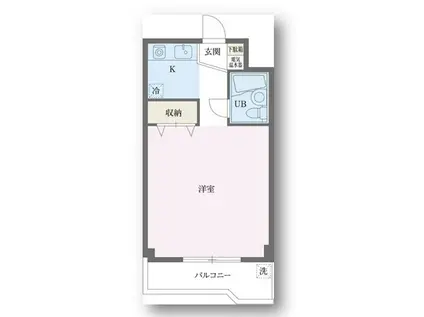 フォーラム共栄(1K/5階)の間取り写真