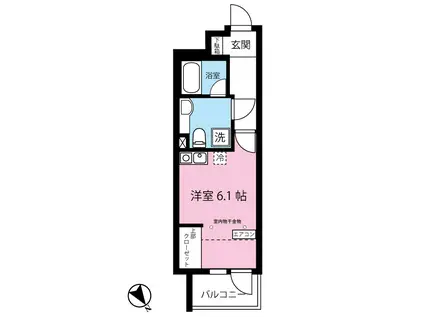 REALIZE/リアライズ(ワンルーム/3階)の間取り写真