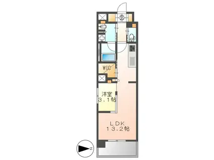 THE GD ONE(1LDK/8階)の間取り写真