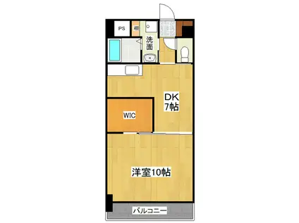 DREAM YS(1DK/2階)の間取り写真