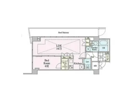 MAISON SENZOKUIKE(1LDK/2階)の間取り写真