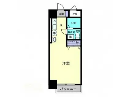 グレイス中野町(ワンルーム/5階)の間取り写真