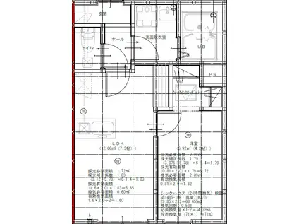 DELIGHT TOWN北本(1LDK/1階)の間取り写真