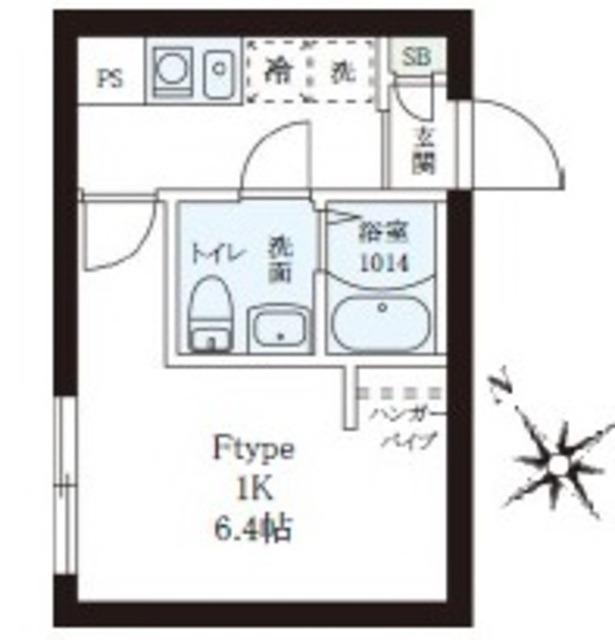 レピュア小石川レジデンスII(1K/5階)の間取り写真