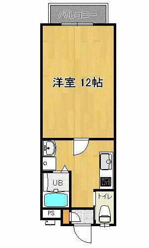 プチメゾン栄田パート2(1K/2階)の間取り写真