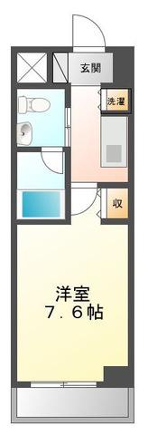 GROOVE MUKOGAWA(1K/10階)の間取り写真