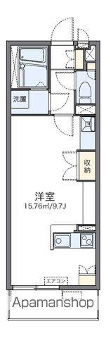 レオネクスト中川III(ワンルーム/2階)の間取り写真