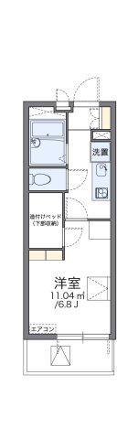 レオパレスイーリスコート(1K/3階)の間取り写真