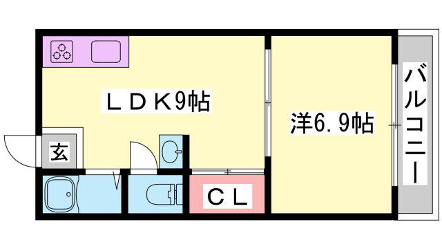 アンドステージ(1LDK/2階)の間取り写真