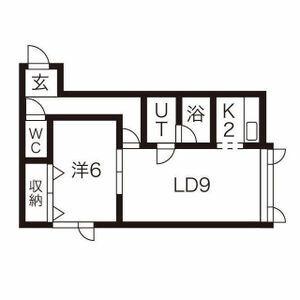 プレステージ(1LDK/2階)の間取り写真