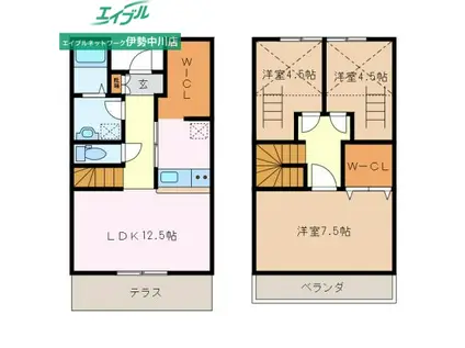 メゾンSG(3LDK/1階)の間取り写真