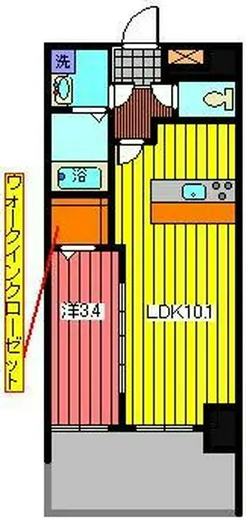 BELLAGIO川口本町 10階階 間取り