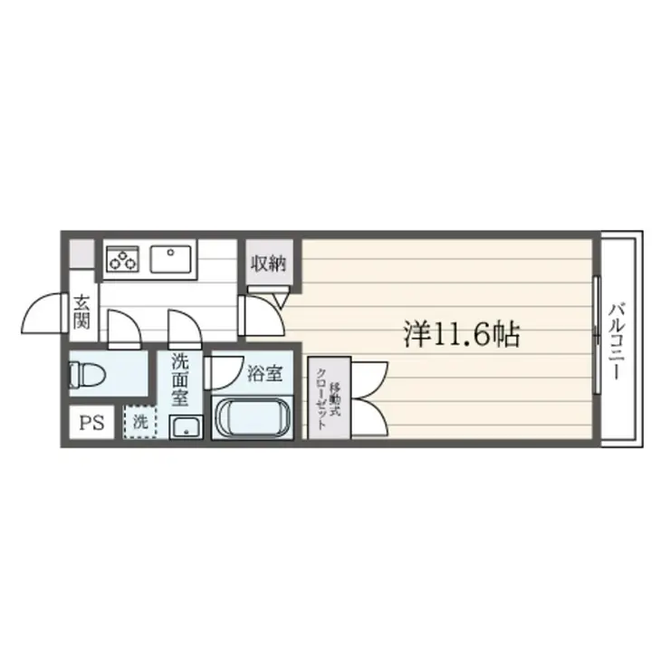 パークサイド松木 1階階 間取り