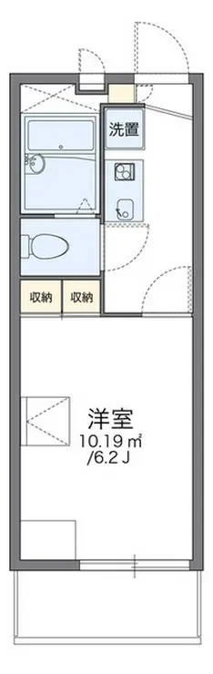 レオパレスHIRO 1階階 間取り