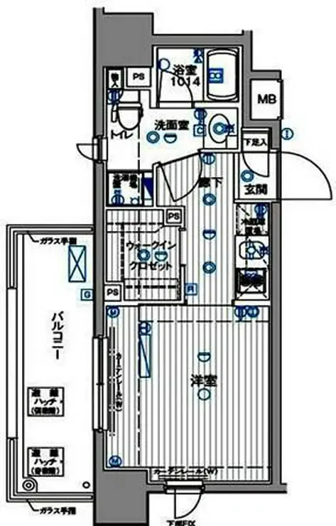 ル・リオン豊洲ウォーターフロント 3階階 間取り