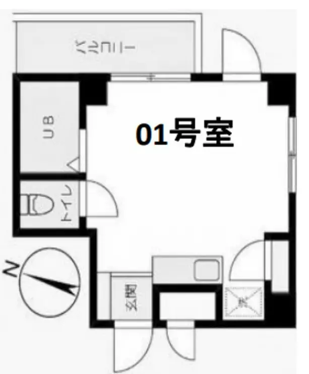 エリートビル千人町 4階階 間取り