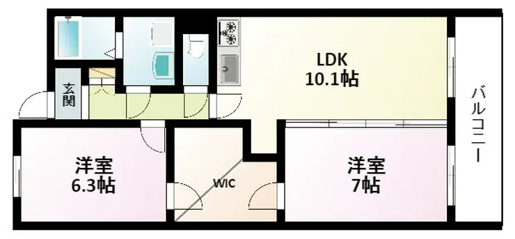 VIDA世田谷桜丘 8階階 間取り