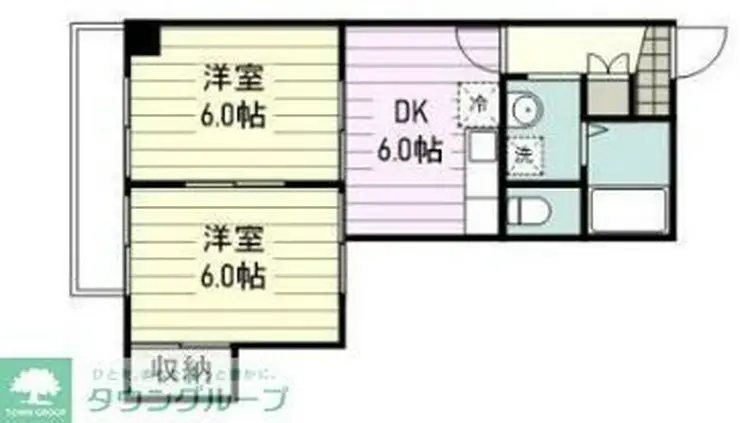 セイコーハイツ 5階階 間取り