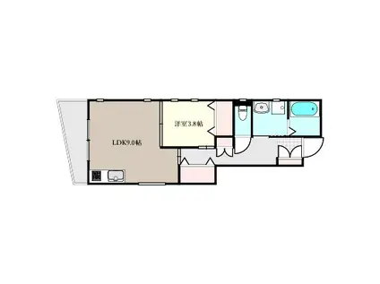 PLENZA MOTOMACHI(1LDK/1階)の間取り写真