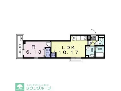 メゾン・ド・カナル森下(1LDK/2階)の間取り写真