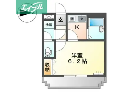 グランチェスタ(1K/1階)の間取り写真