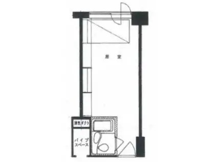 番町ハイム(ワンルーム/9階)の間取り写真