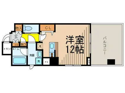 オーソン両国(ワンルーム/7階)の間取り写真