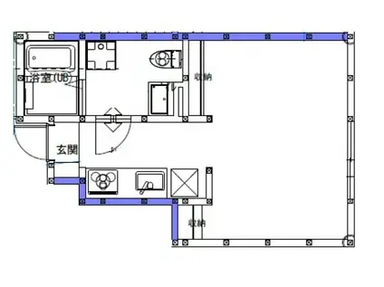ウィルテックアパート(ワンルーム/1階)の間取り写真