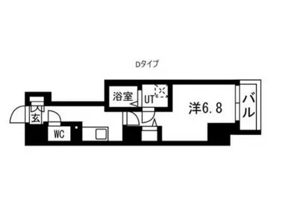 TRADIS秋葉原(1K/10階)の間取り写真