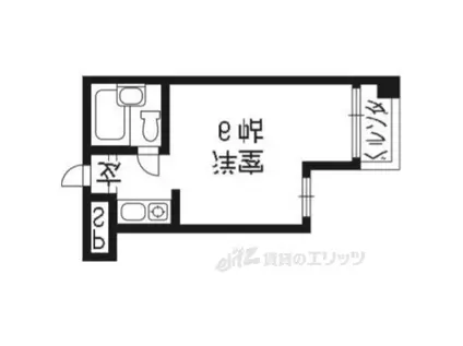 緑の館アネックス(ワンルーム/3階)の間取り写真