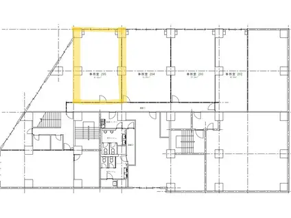 榴ケ岡ハイデンス(ワンルーム/2階)の間取り写真