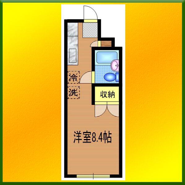 リヴェール本町(ワンルーム/2階)の間取り写真