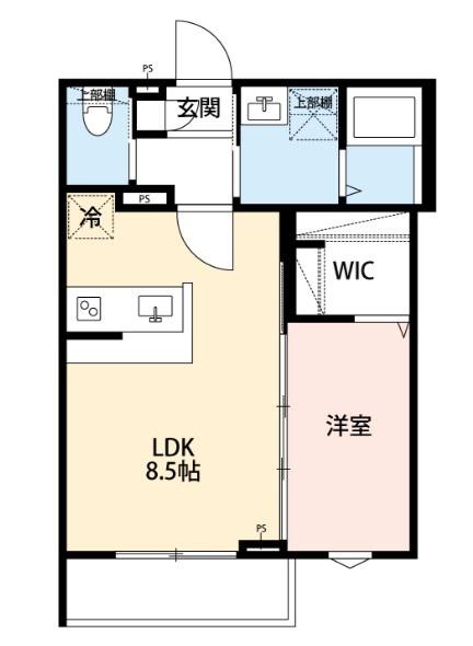桜ノ杜 -SAKURANOMORI-(1LDK/1階)の間取り写真