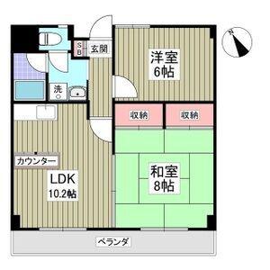 フレアプランドール(2LDK/2階)の間取り写真