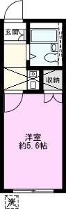 サンテラス東大宮(1K/1階)の間取り写真