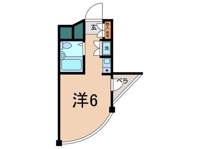スターヴァレーII(ワンルーム/2階)の間取り写真