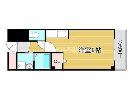 エクセレントII藤(ワンルーム/2階)の間取り写真