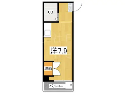 ネオパルマ(1K/3階)の間取り写真