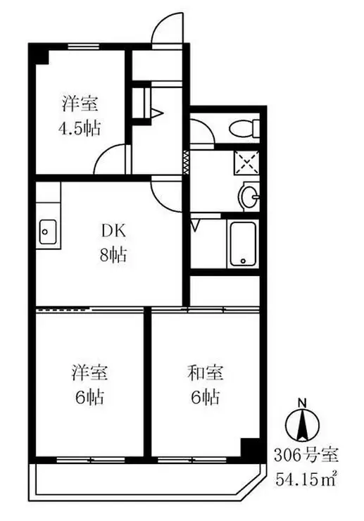 ヒルサイドテラスU 3階階 間取り