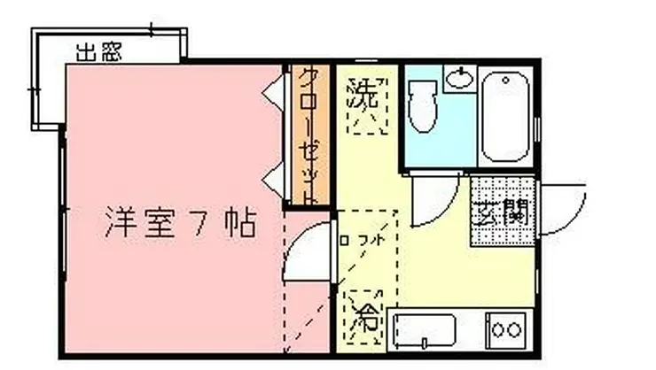 ジュネス壱番館 2階階 間取り