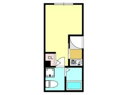 T-FLAT綾瀬(1K/1階)の間取り写真