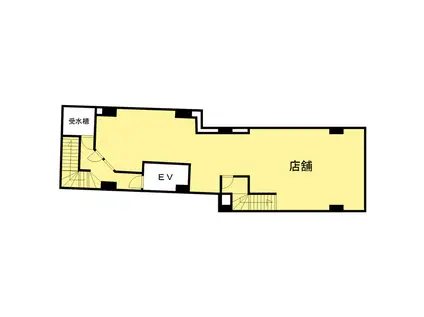 KIビル(ワンルーム/B1階)の間取り写真