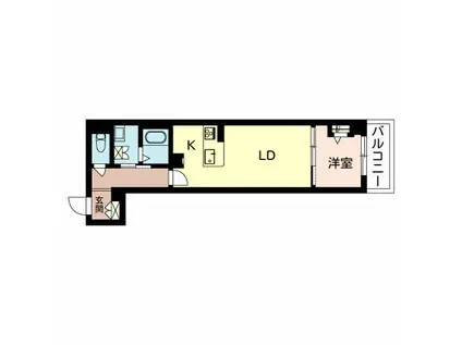 シャーメゾンA-Z(1LDK/2階)の間取り写真