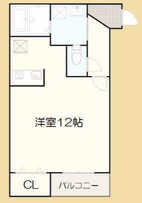 GRACIM02(ワンルーム/1階)の間取り写真