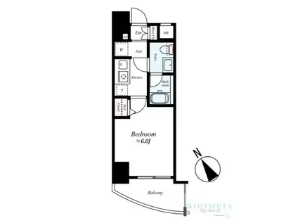 AZEST西巣鴨(1K/11階)の間取り写真