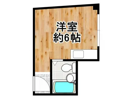 ヒストワール西九条(ワンルーム/2階)の間取り写真