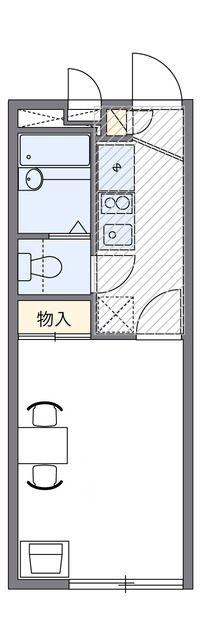 レオパレスさくらI(1K/2階)の間取り写真