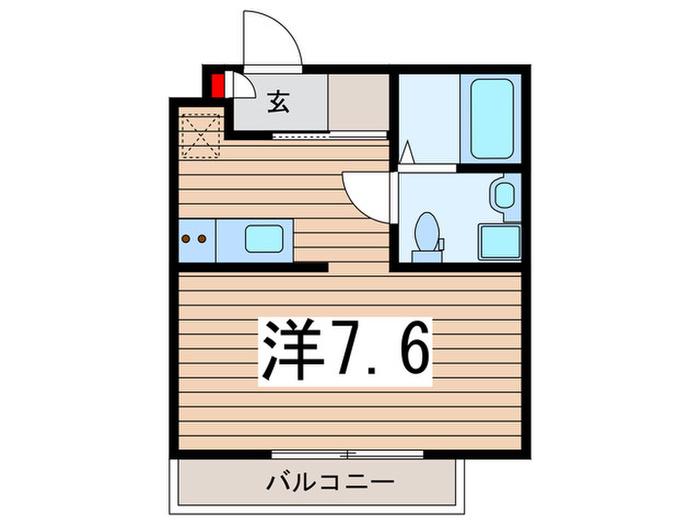 ビーナスコートIII(ワンルーム/3階)の間取り写真