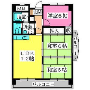 レスピーザ53(3LDK/5階)の間取り写真
