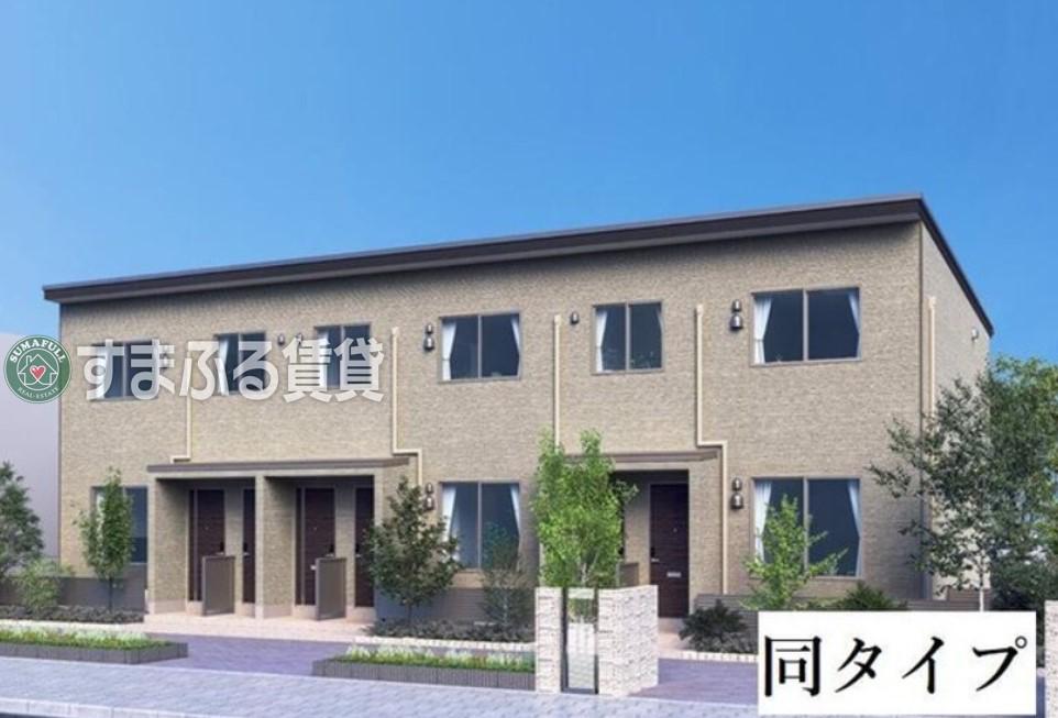 岡崎市戸崎町字屋敷 アパートII期工事(1LDK/1階)